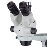 AmScope 3.5X-90X Simul-Focal Stereo Zoom Microscope with a Fiber Optic Ring Light and 14MP USB3 Camera