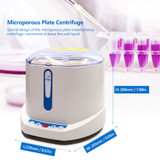 Microplate 96 Hole Centrifuge Machine, PCR Microplates Lab Centrifuge Mini Micro-Plate Centrifuge Centrifugal Separator