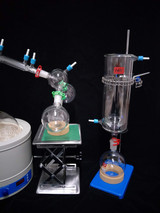 Labwang 5000Ml, Laboratory Glassware Borosil Glass Short Path Distillation Kit with Cold Trap