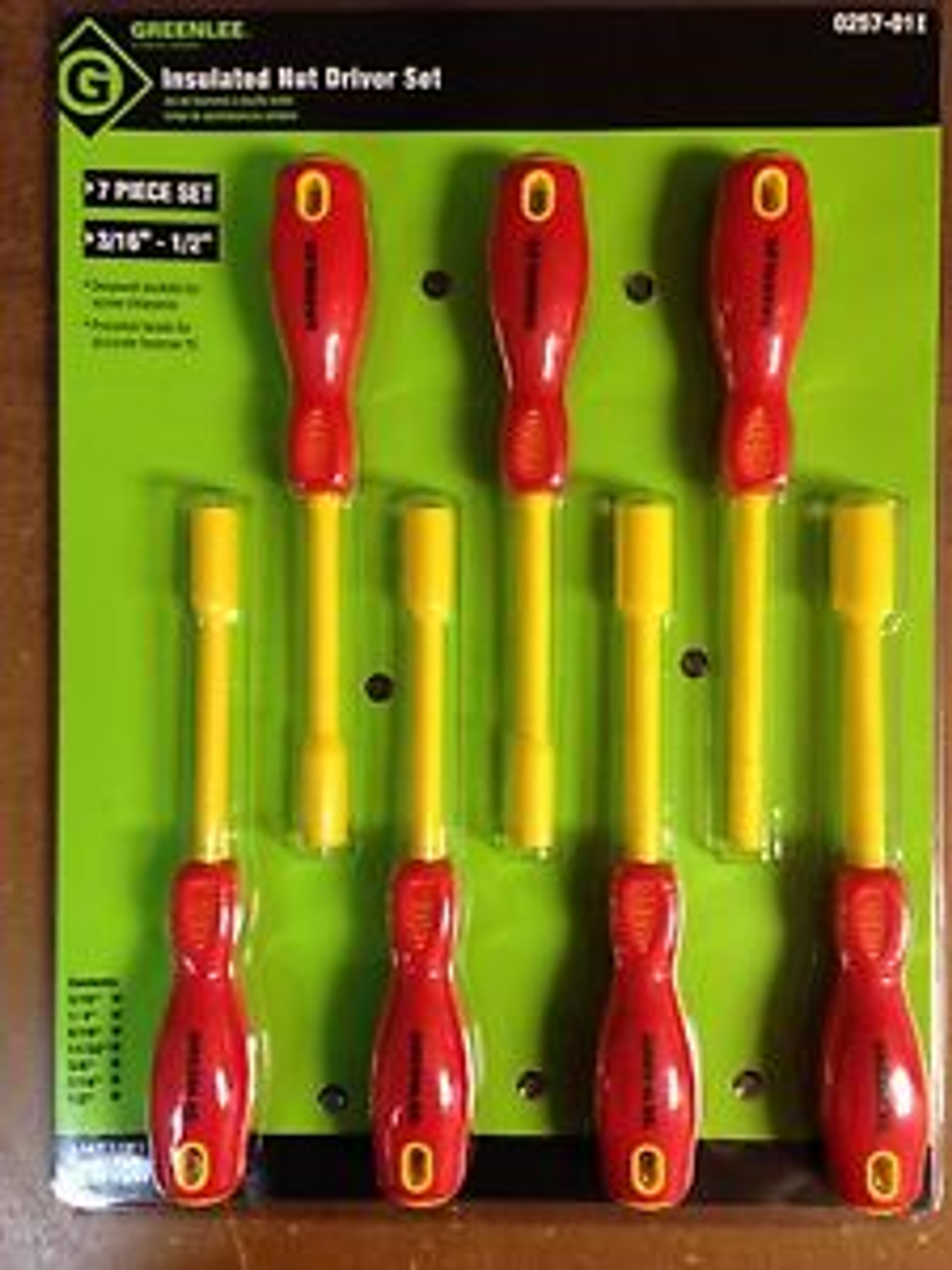 Greenlee 025701I Insulated Nut Driver Set SPW Industrial