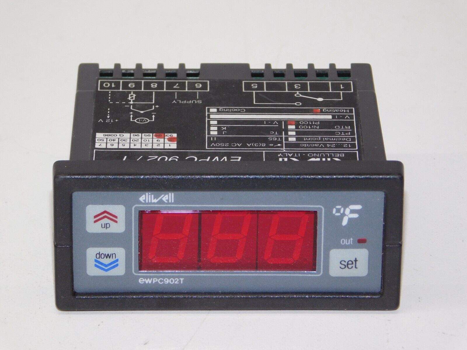 Eliwell EWPC 902/T Digital Display Temperature Controller Module Unit