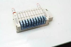 Buy SMC Valve Manifold w/ SY5A005U1 x5 and SY51005U1 x5 Air Solenoid Valves