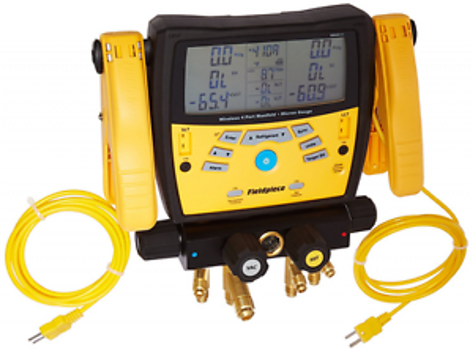 Fieldpiece SMAN460 Wireless 4Port Digital Manifold with Micron Gauge