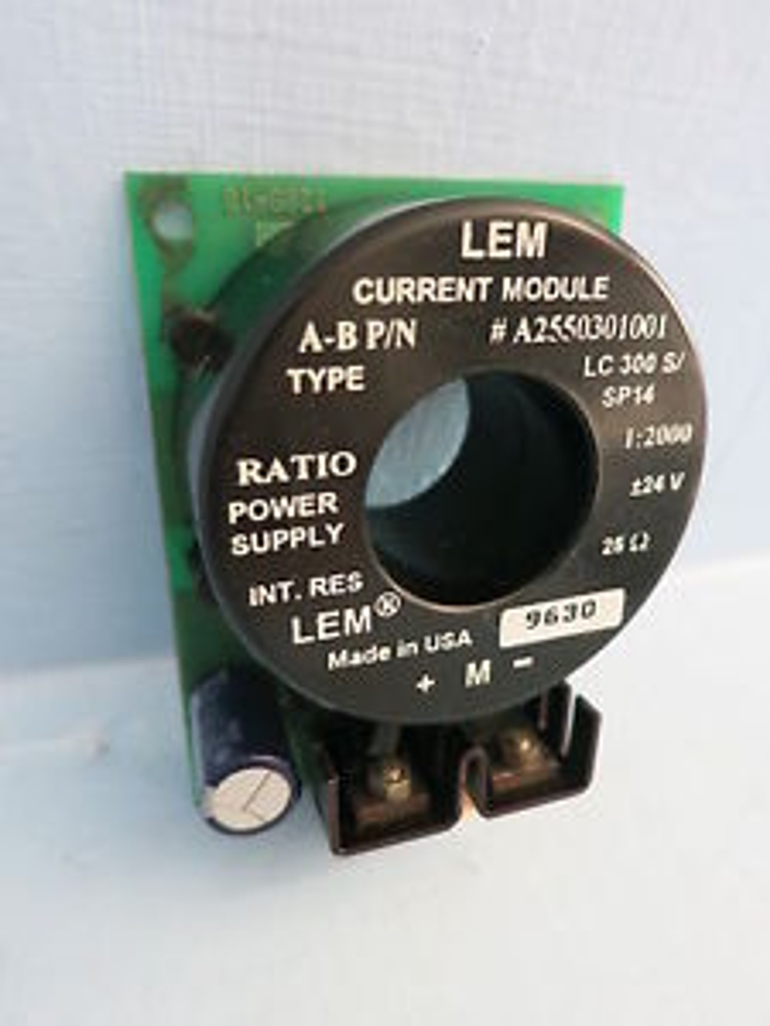 AllenBradley/Lem Current Module A2550301001 Lc 300 S/Sp14 Ratio 1