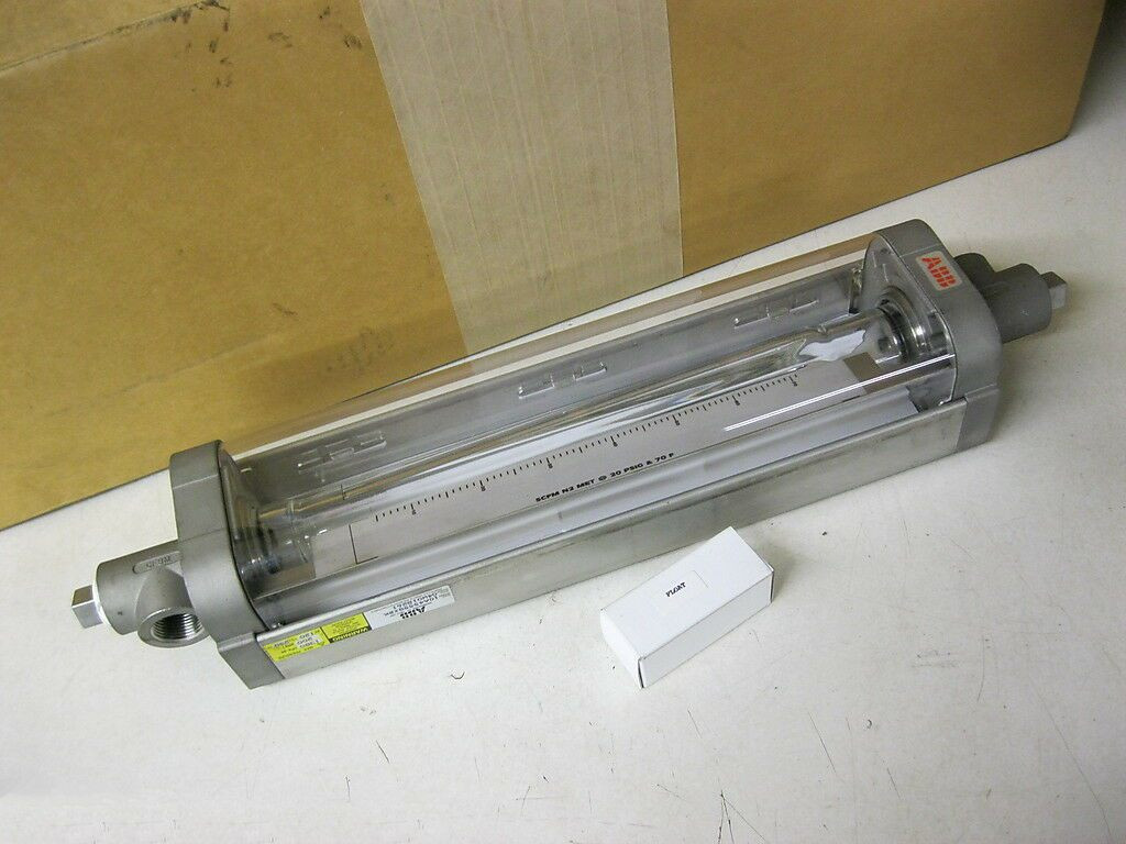 ABB 10A4 Flow Meter Variable Area Glass Tube Flowmeter 3/4 10A45