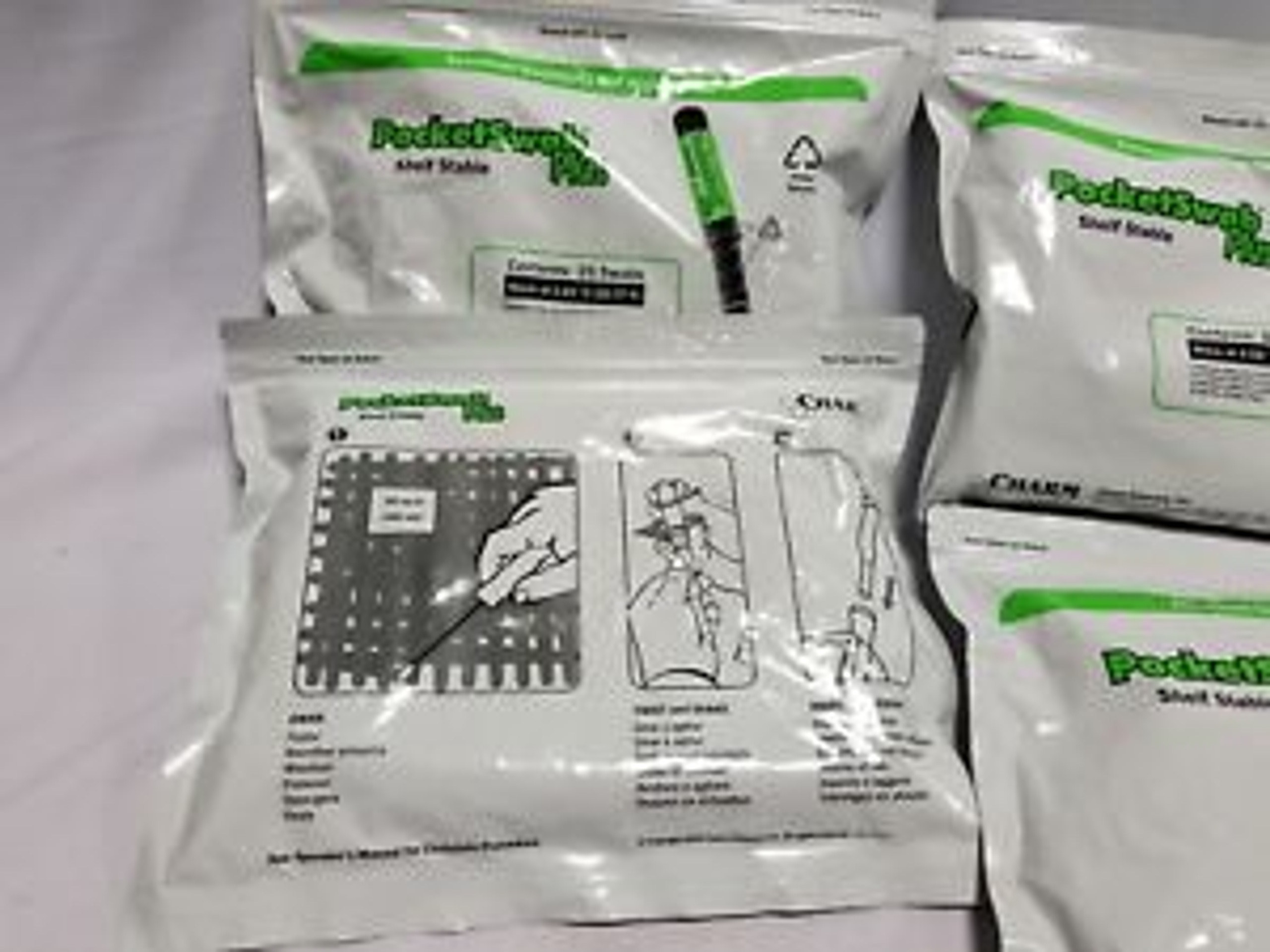 50 Pcs Charm Pocketswab Plus Enhanced Sensitivity Atp Hygiene Test