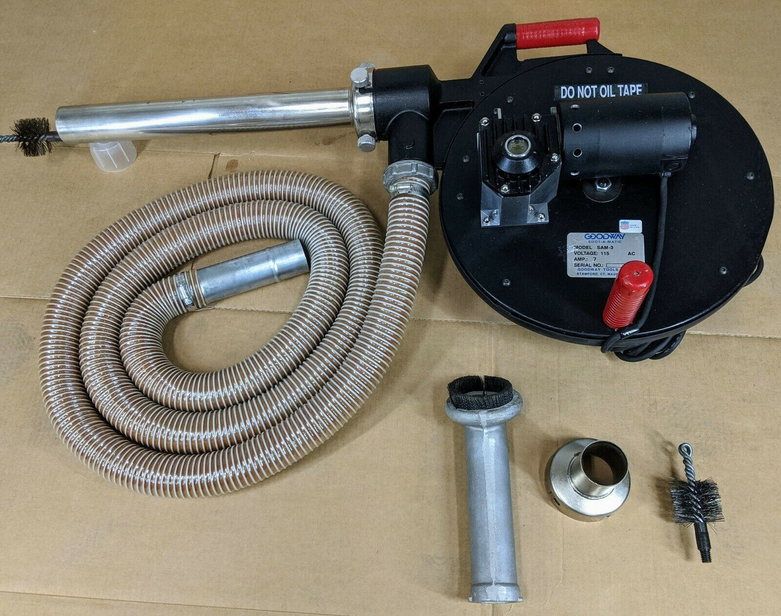 Goodway SootAMatic SAM3 Boiler Tube Cleaner Firetube Punching