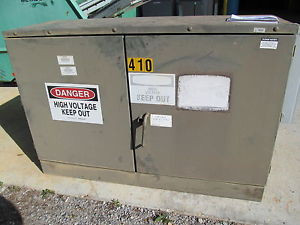 GE General Electric 225 KVA Pad Mount Transformer 13800 208Y/120 3 ...