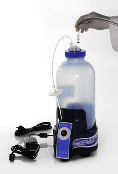 Bel-Art HiFlow Vacuum Aspirator Collection System, 1.0 Gallon Bottle with Pump (F19917-0250)