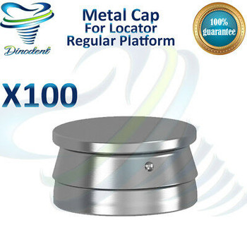 X100 Metal Cap For Locator Abutment Regular Platform For Dental Dentis