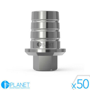 50 X Anti-Rotational Cad/Cam Ti-Base Abutment Mis?« Compatible Internal Hex Wp