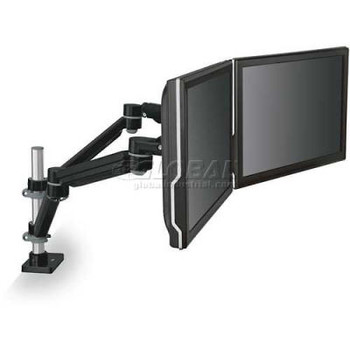 3M&#8482; Easy Adjust Dual Monitor Arm, Black