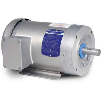 Baldor-Reliance Washdown Motor Idcswdm3558, 3 Phase, 2 Hp, 1750 Rpm, 230/460 Volts, Tenv, 56C Fr