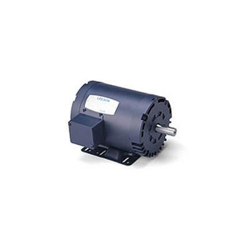 Leeson 132235.00, Premium Eff., 5 HP, 1760 RPM, 208-220/460V, 184T, DP, Rigid