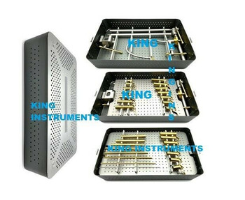 Mis Retractor System Tubular Retractors With Strilaztion Box Surgery Instruments