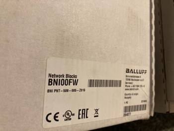 Balluff Profinet IO Block BNI00FW BNI PNT-508-005-Z015 New in box