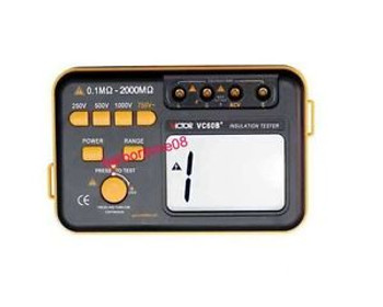 Digital Insulation Resistance Tester Megger MegOhm Meter 1000V 0.1~2000M? VC60B+