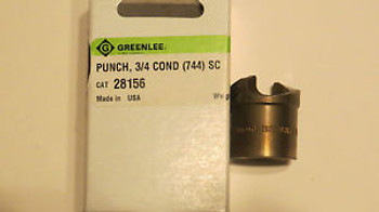 Greenlee 28156 and 28157 Slug-Splitter  Knockout Punch 3/4 inch conduit