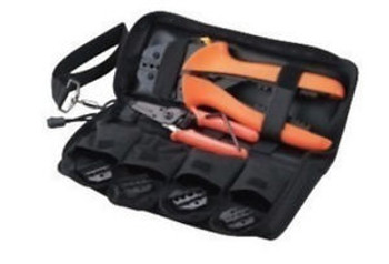 Ratcheting Terminal Crimper Kit with 4 Dies 0.5-35mm² GQ