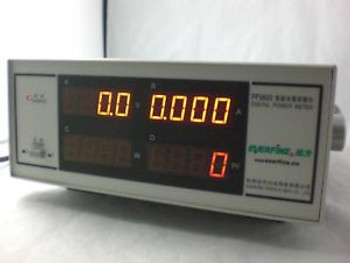PF9800 Electrical Power Analyzer Input Voltage: 220VAC