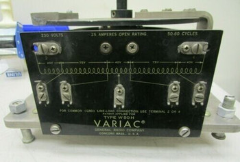 Variac Variable Transformer W50H W 50 H Input 240V Output