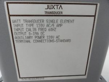 Buy - Yokogawa 246955-540-AFA-1-0 Watt Transducer Juxta AC Power