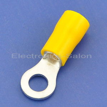 1000x Crimp Wire Connector, 12~10AWG, #10, 48AMP, Yellow Ring Terminal, RV5.5-5