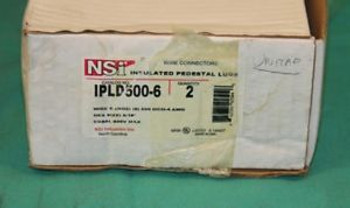 NSi IPLD500-6 Insulated Pedestal Lugs 500mcm-4 awg wire