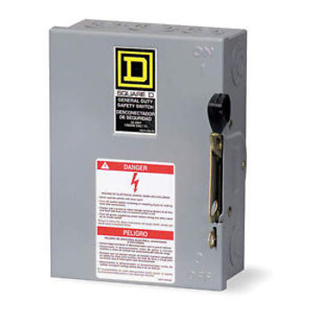 Safety Switch, Fusible, 100A, 240VAC, 1PH D223N