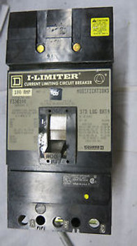 Square D FI36100, 100 Amp 600 Volt 3 Pole Circuit Breaker WARRANTY