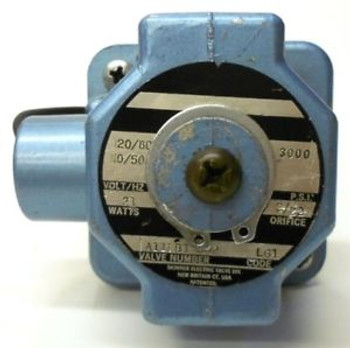 SKINNER VALVE #A11LB13002 120/60 110/50 21 WATTS 3000 PSI LG1 CODE