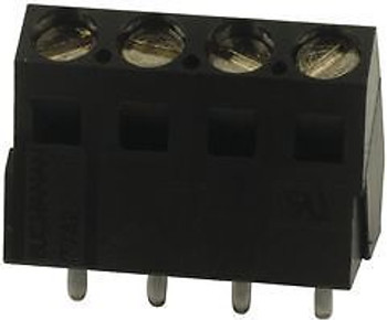 TE CONNECTIVITY / BUCHANAN 1546074-4 TERMINAL BLOCK, PCB, 4POS, 3...(100 pieces)