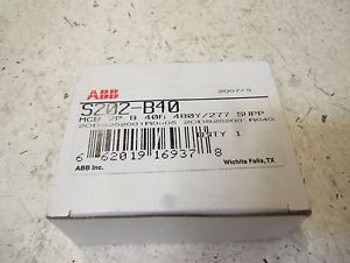 ABB S202-B40 CIRCUIT BREAKER NEW IN BOX
