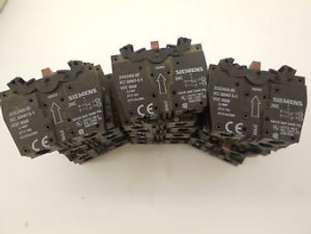 18 NEW SIEMENS 3SB3400-0E CONTACT BLOCKS 3SB34000E