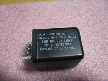 ALLIED CONTROLS RELAY # TDX-326-1  NSN: 5945-00-925-4764