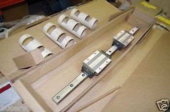 THK LINEAR RAIL AND BEARING SET # SH35LC2QZSS+840L   840mm LONG   BLOCKS UN9D15