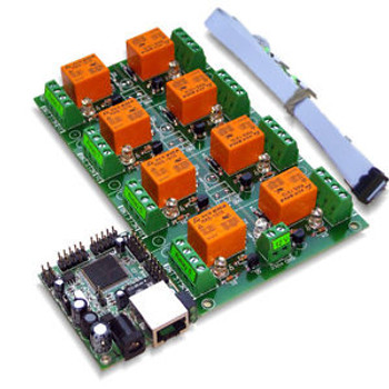 Eight8 Channel Way Relay Board for Remote Management & Control - SNMP, Web, IP