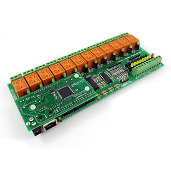 Internet/Ethernet SNMP Digital Input ADC 12 Relay Way Module Board