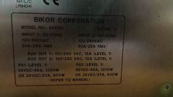 BIKOR CORP ACE101 50/60HZ, 120/240V, POWER SUPPLY NEW IN BOX