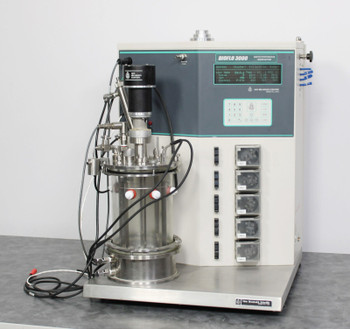 Brunswick BioFlo 3000 Bioreactor w 5L Glass Vessel Temperature & DO probe