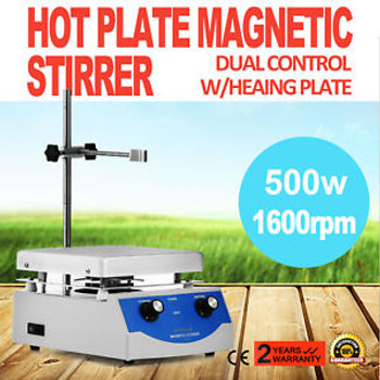 Hotplate Stirrer 17X17Cm Anodised Top Plate Magnetic Stirrer With Heating