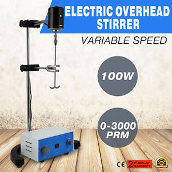 Electric Overhead Stirrer Mixer Height Adjustble Corrosion Resistance  Hot