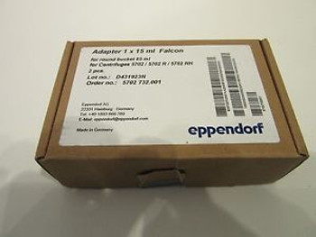 Eppendorf 1 X 15 Ml Falcon Adapters Cat. # 022639188