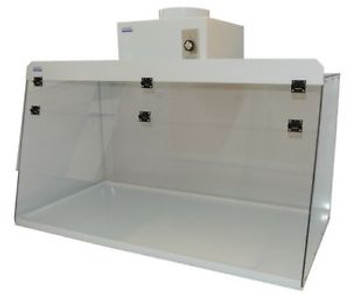 Cleatech  Clear Polycarbonate 72 Ducted Fume Hood w/ worksurface