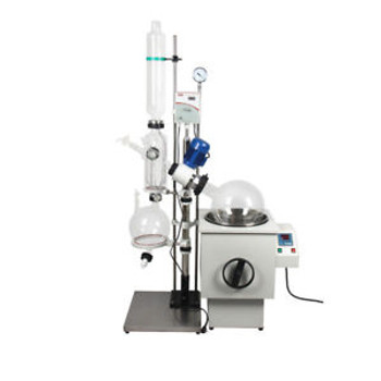 LAB1ST 10L Rotary Evaporator with Hand Lift Digital Display, 0-120 rpm,0-180