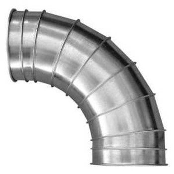 Nordfab 14 Round 60 Deg. Elbow Duct Fitting 20 ga. SS 3210-1460-221000