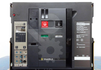 Square D Masterpact Circuit Breaker NW16H1 1600A Frame D/O W/ Micrologic 6.0A