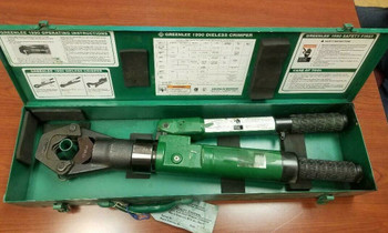 Greenlee 1990 Dieless Hydraulic Cable Crimper Crimping Tool #2 Ðÿ&#39; - SPW Industrial