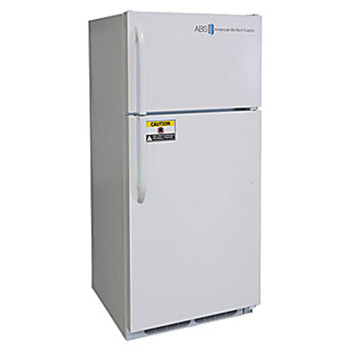 American BioTech ABT-RFC-3M General Purpose Combination Standard Dual Temp Refrigerator/Freezer, 3 cu. ft. Capacity, 2 Exterior Solid Doors, Manual Defrost, 115V, 60Hz