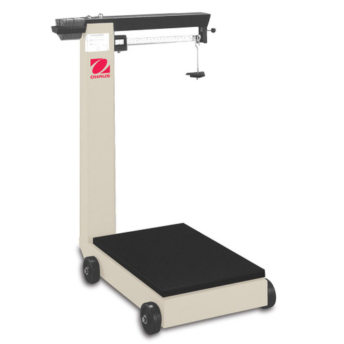 Ohaus Defender Painted Steel/Carbon Steel NTEP Certified Mechanical Floor Beam Scale, 1000lb x 0.5lbs